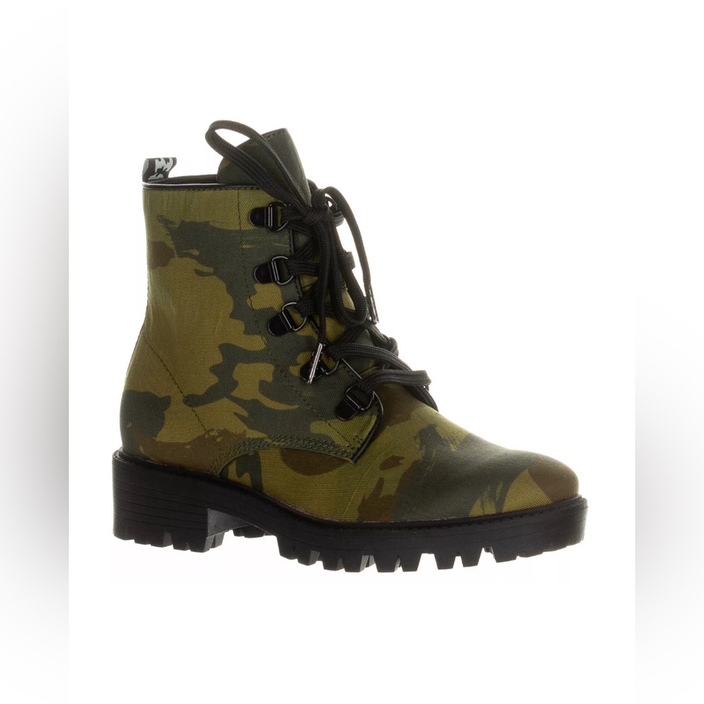 Kendall and Kylie Olive Camo Twill Epic Bootie